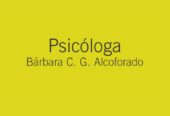 Psicóloga Bárbara C. G. Alcoforado