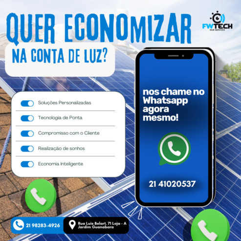 Fwtech Energia Solar – Ilha do Governador