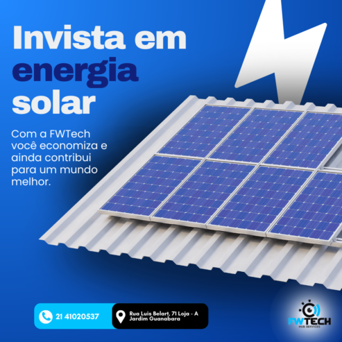 Fwtech Energia Solar – Ilha do Governador